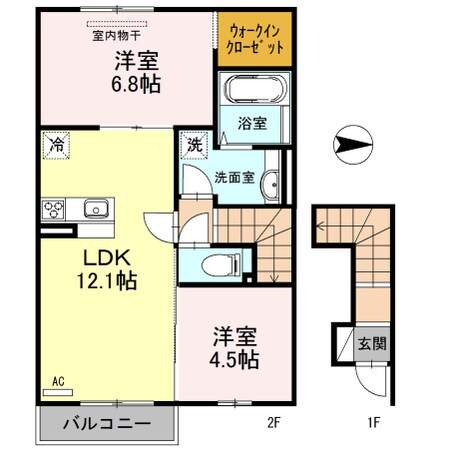 プルメリアの物件間取画像